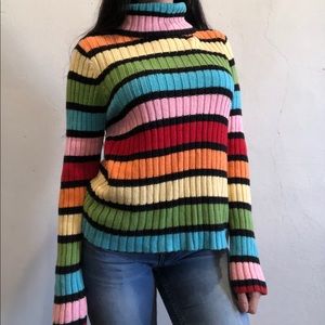 Unif vibes rainbow sweater!!